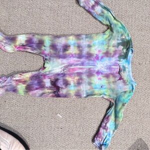 Colorful Tie-Dye Baby Onesie